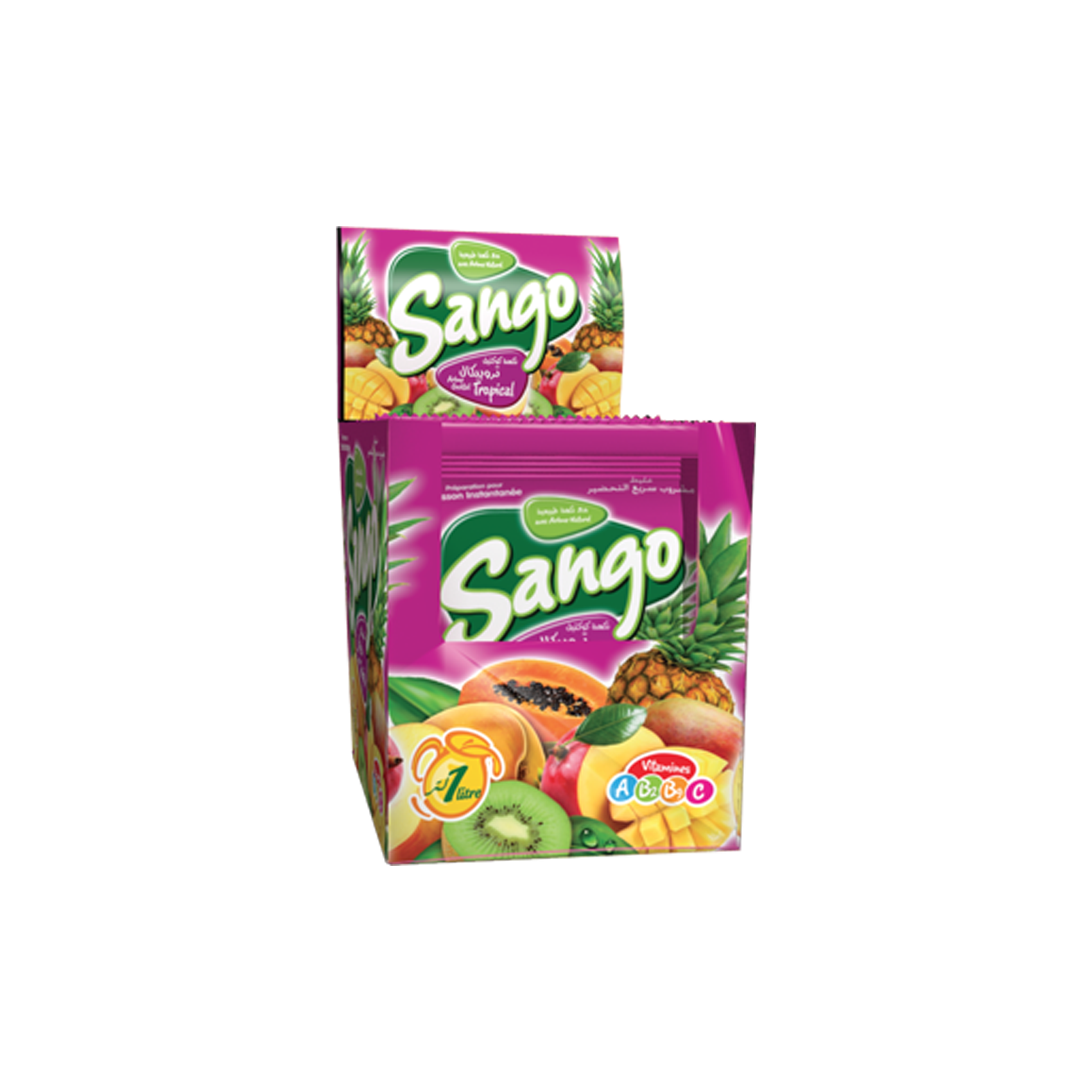 Sango Tropical: carton de 10 présentoirs de 12 sachets